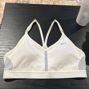 Nike White Indy Bra